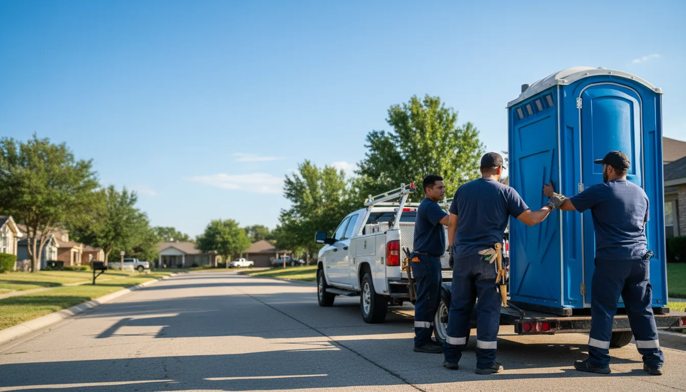 Portable Toilet Rental in Thicket, TX near me